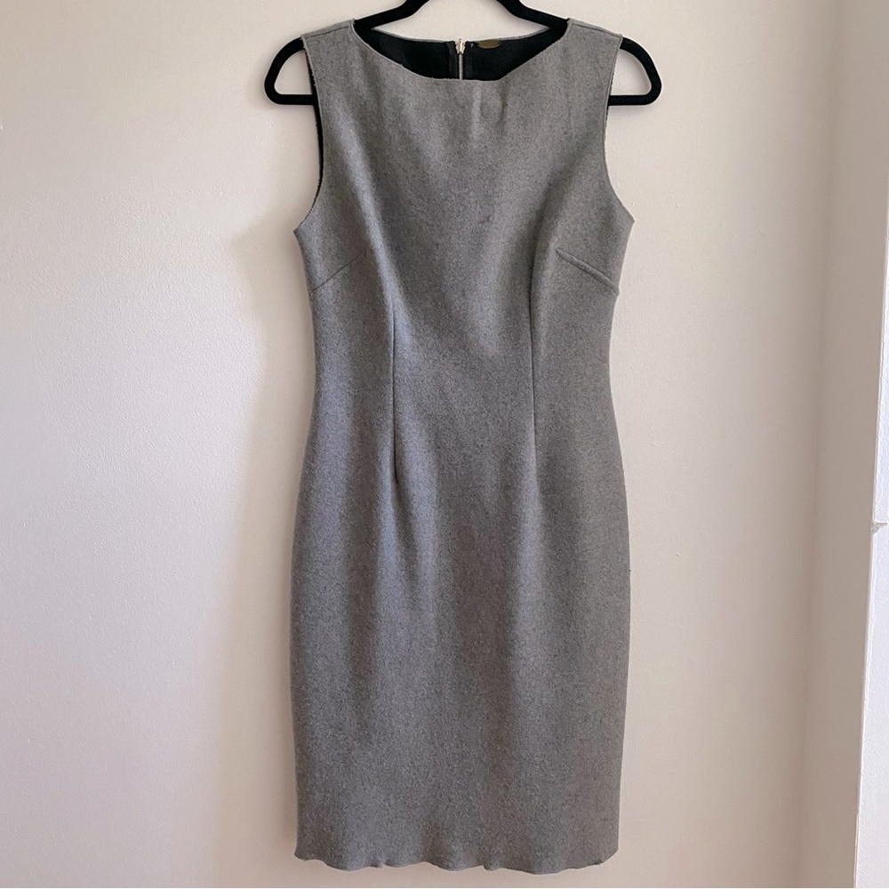 LELA ROSE Cashmere Pencil Dress Gray Size 4